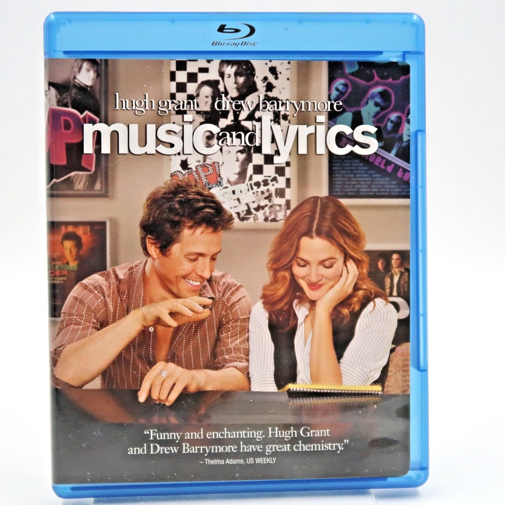 Music and Lyrics Blu-ray 2007 Hugh Grant Drew Barrymore Rom-Com Movie
